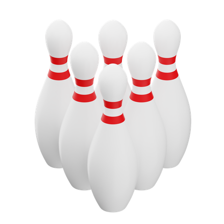 Bowling Pins  3D Icon