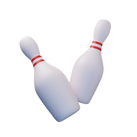 Bowling Pins  3D Icon