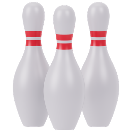 Bowling Pins  3D Icon