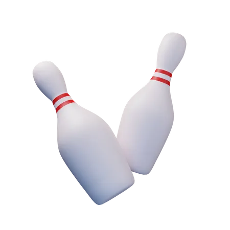 Bowling Pins  3D Illustration