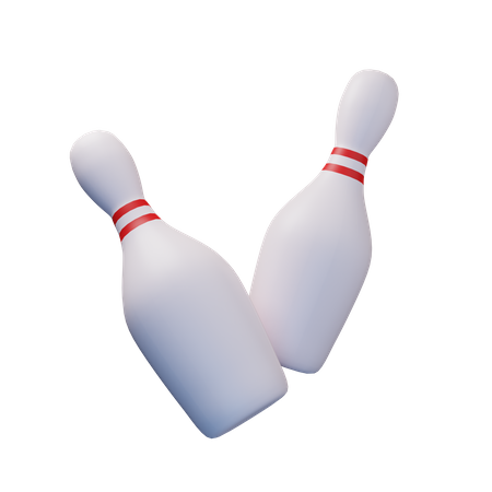 Bowling Pins 3D Illustration