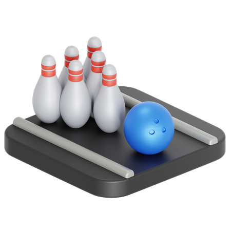 Bowling Spiel  3D Icon