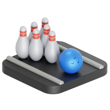 Bowling Spiel  3D Icon