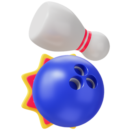 Bowling Strike  3D Icon