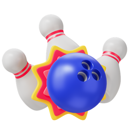 Bowling Strike  3D Icon