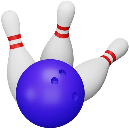 Bowling Strike  3D Icon