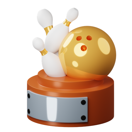 Bowling Thropy  3D Icon