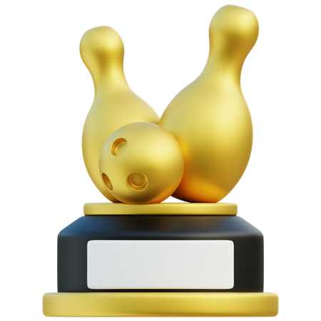 Trophée de quilles  3D Icon