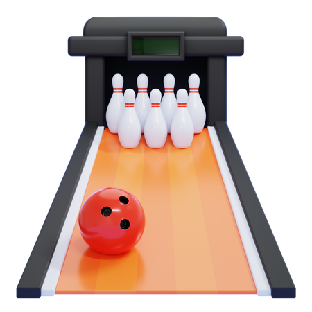 Kegelbahn  3D Icon