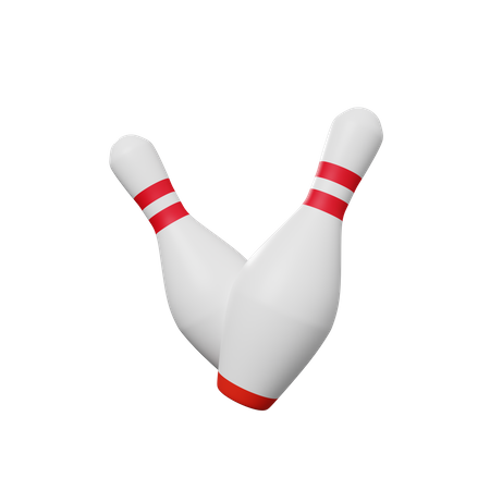 Bowlingkegel  3D Illustration