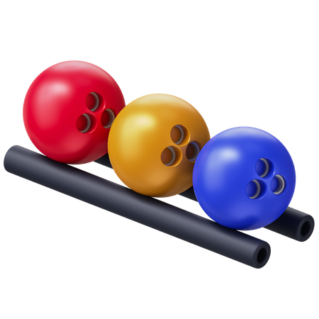 Bowlingkugeln  3D Icon