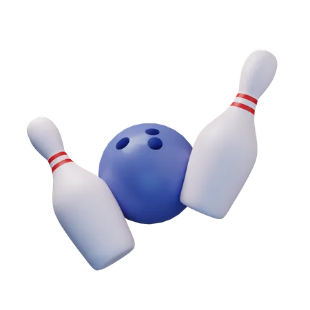 BAM Strike Hier Kommt Das Bowling Set Das Ihr Illustrationsspiel Fur Jedes Projekt Aufpeppen Wird 3D Illustration