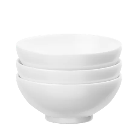 Bowls  3D Illustration