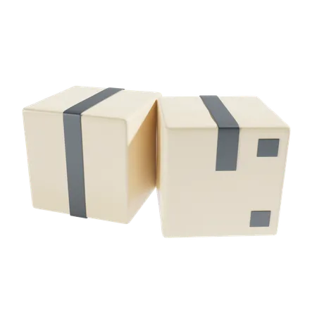 Box Pack For Shop 3 D Illustration 3D Icon