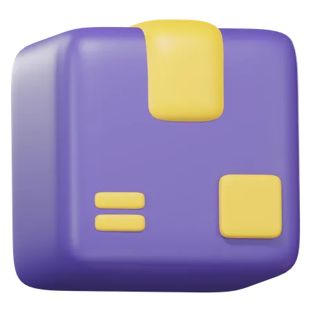 Box Or Delivery Package Isolated Minimal Icon 3 D Rendering 3D Icon