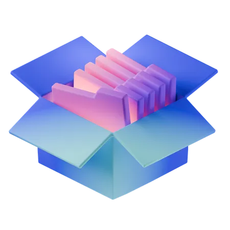 箱  3D Icon