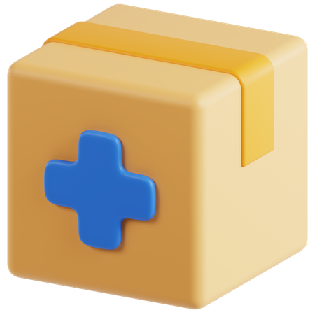 상자  3D Icon