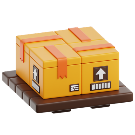 箱  3D Icon