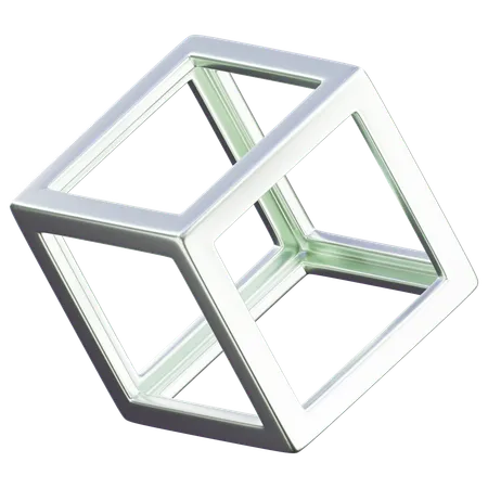 상자 추상 모양  3D Icon