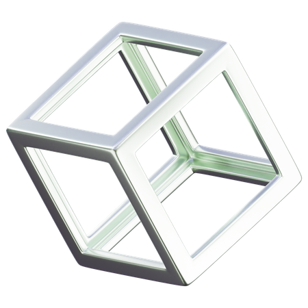 Kasten, abstrakt, form  3D Icon