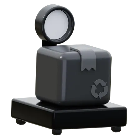 Box balance  3D Icon