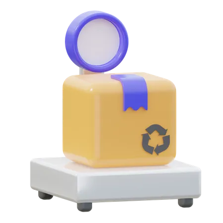 Box balance  3D Icon