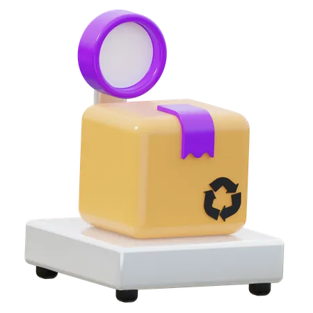 Box balance  3D Icon