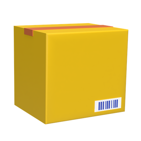 Box Barcode  3D Icon