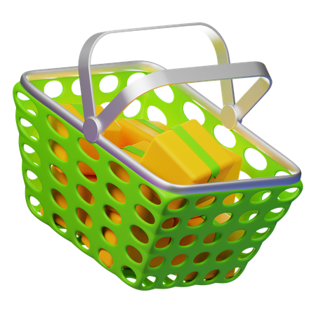Box Basket  3D Icon