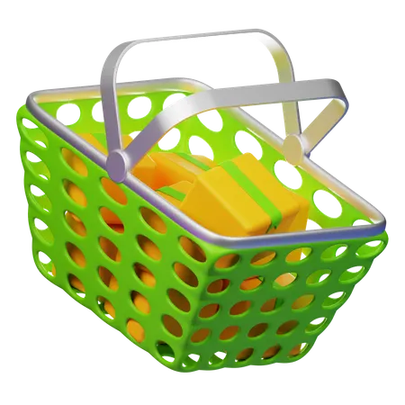 Box Basket  3D Icon