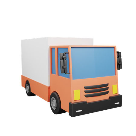 Box Car  3D Icon