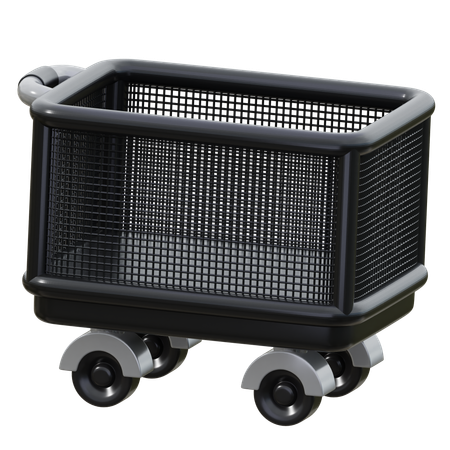 Box Cart  3D Icon