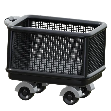 Box Cart  3D Icon