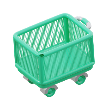 Box Cart  3D Icon