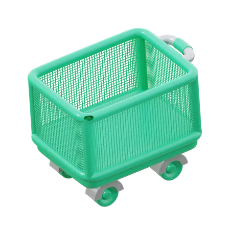 Box Cart  3D Icon