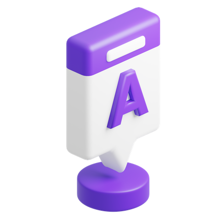 Box Column Chart A  3D Icon