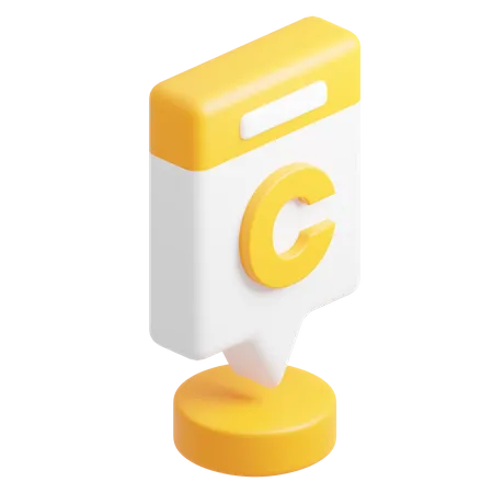 Box Column Chart C  3D Icon