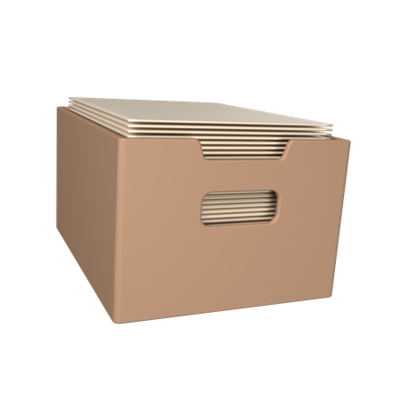 Box File  3D Icon