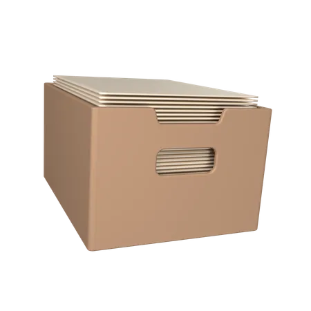 Box File  3D Icon