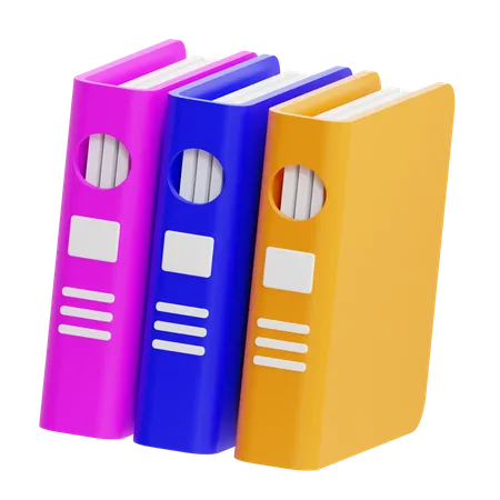 Box Files  3D Icon