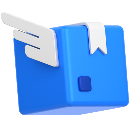 Box Flying  3D Icon