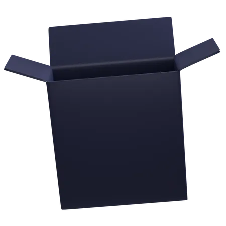 3 D Render Box Folder Illustration 3D Icon