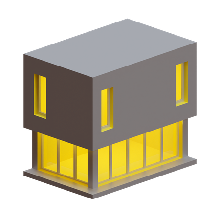 Box House  3D Icon