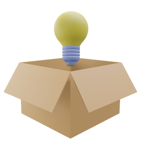 Box Idea  3D Icon