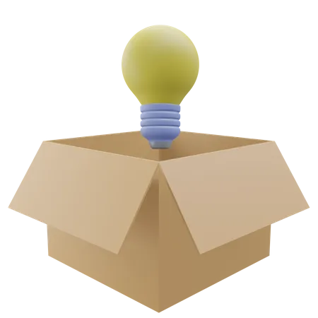 Box Idea  3D Icon