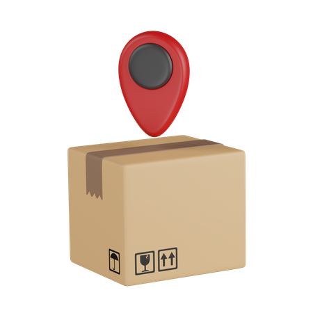 BOX LOCATION  3D Icon