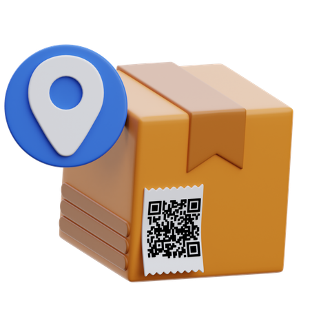 Box Location  3D Icon