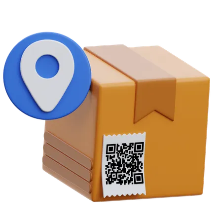 Box Location  3D Icon