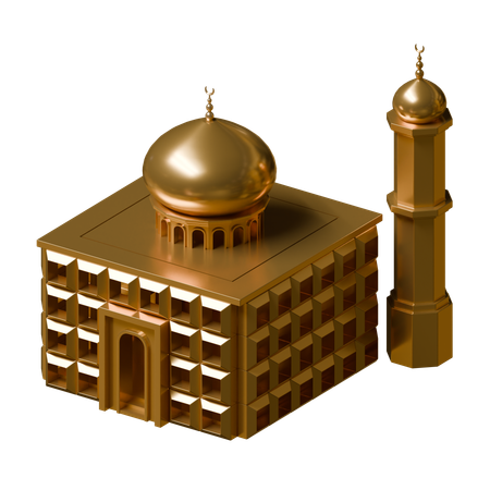 Box Mosque  3D Icon