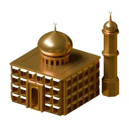 Box Mosque  3D Icon